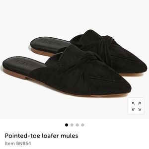NWT J. Crew loafer mules